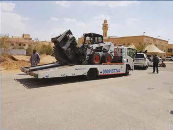Machinery mobilisation to site