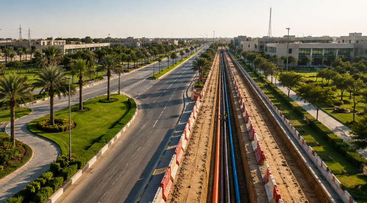 CCS–MOI Long-Distance Fiber Optic Works