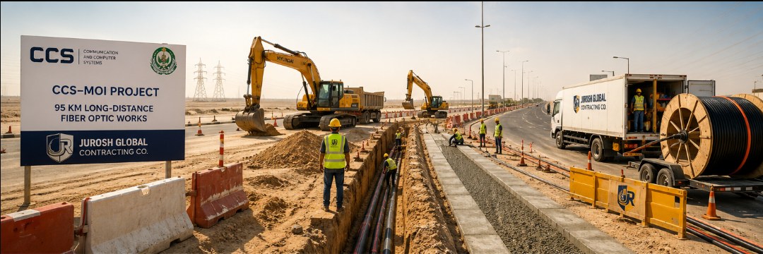 CCS–MOI Long-Distance Fiber Optic Works