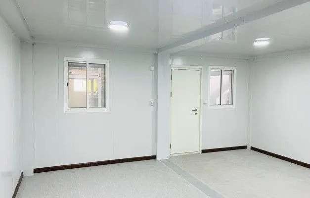 Container room interior, finished