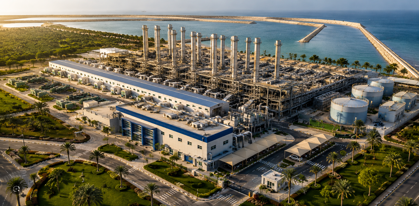 Khafji Solar Saline Water Desalination Plant