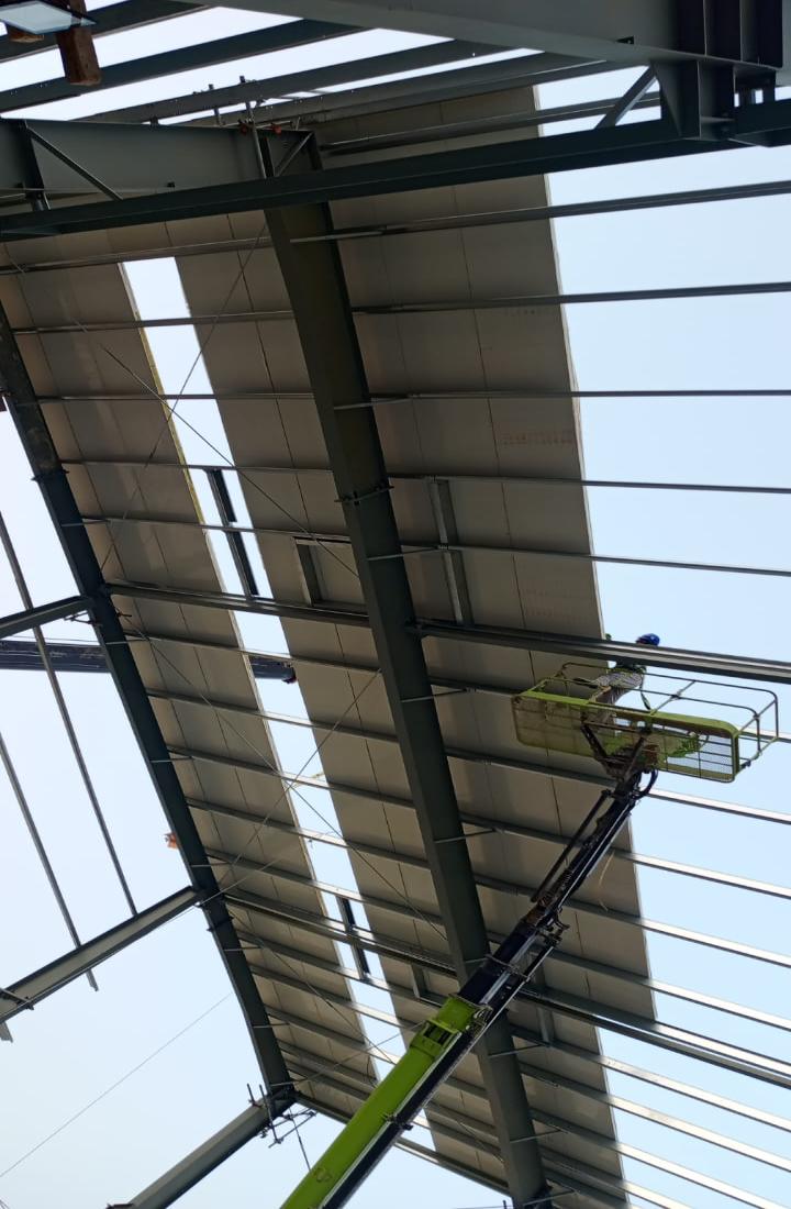 PEB Steel Structure — Vedanta Copper Production Plant